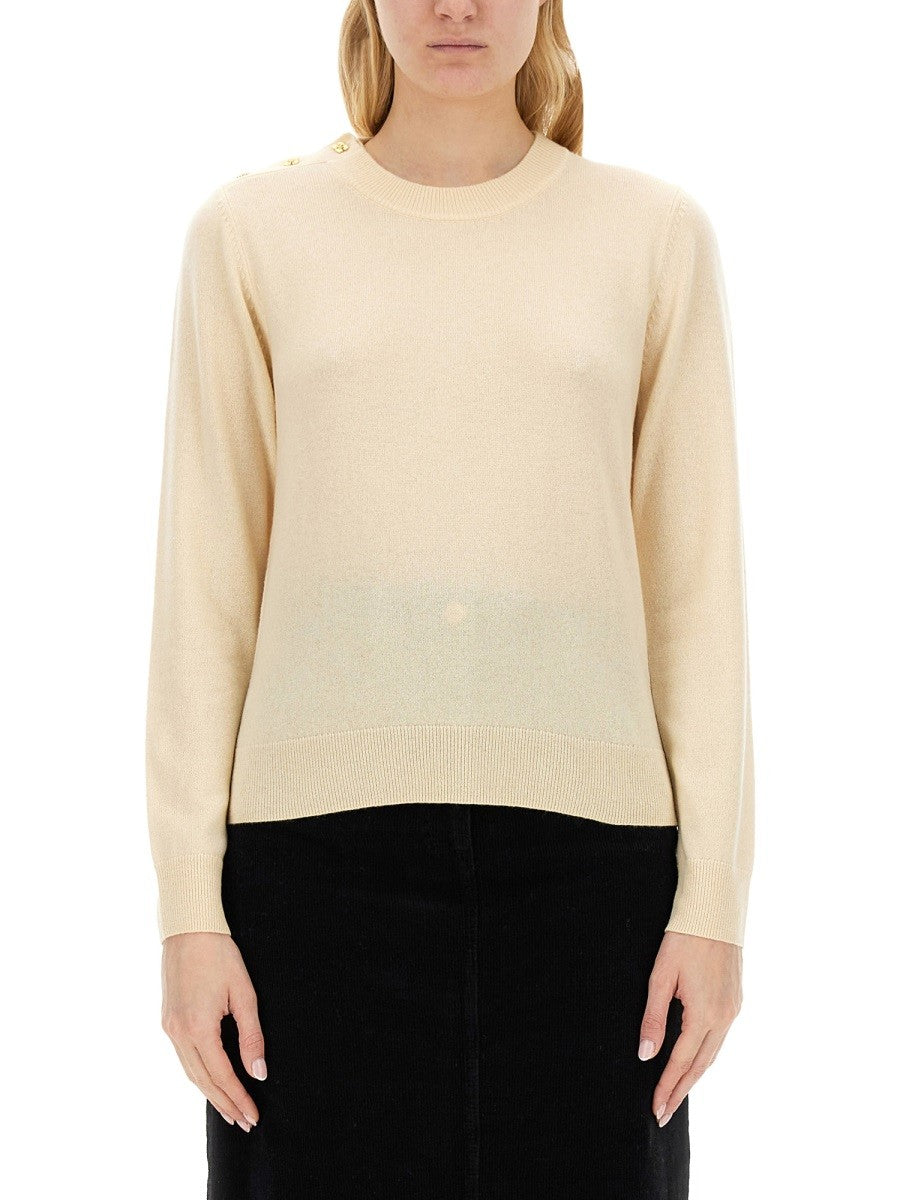 GANNI - Ganni O Neck Shirt - Woman-&gt;Clothing-&gt;Sweaters
