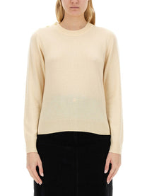 GANNI - Ganni O Neck Shirt - Woman-&gt;Clothing-&gt;Sweaters