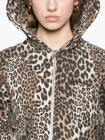Ganni - Ganni Leopard print hoodie - Topwear