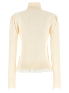 Ganni Ganni Turtleneck Sweater White, view 2