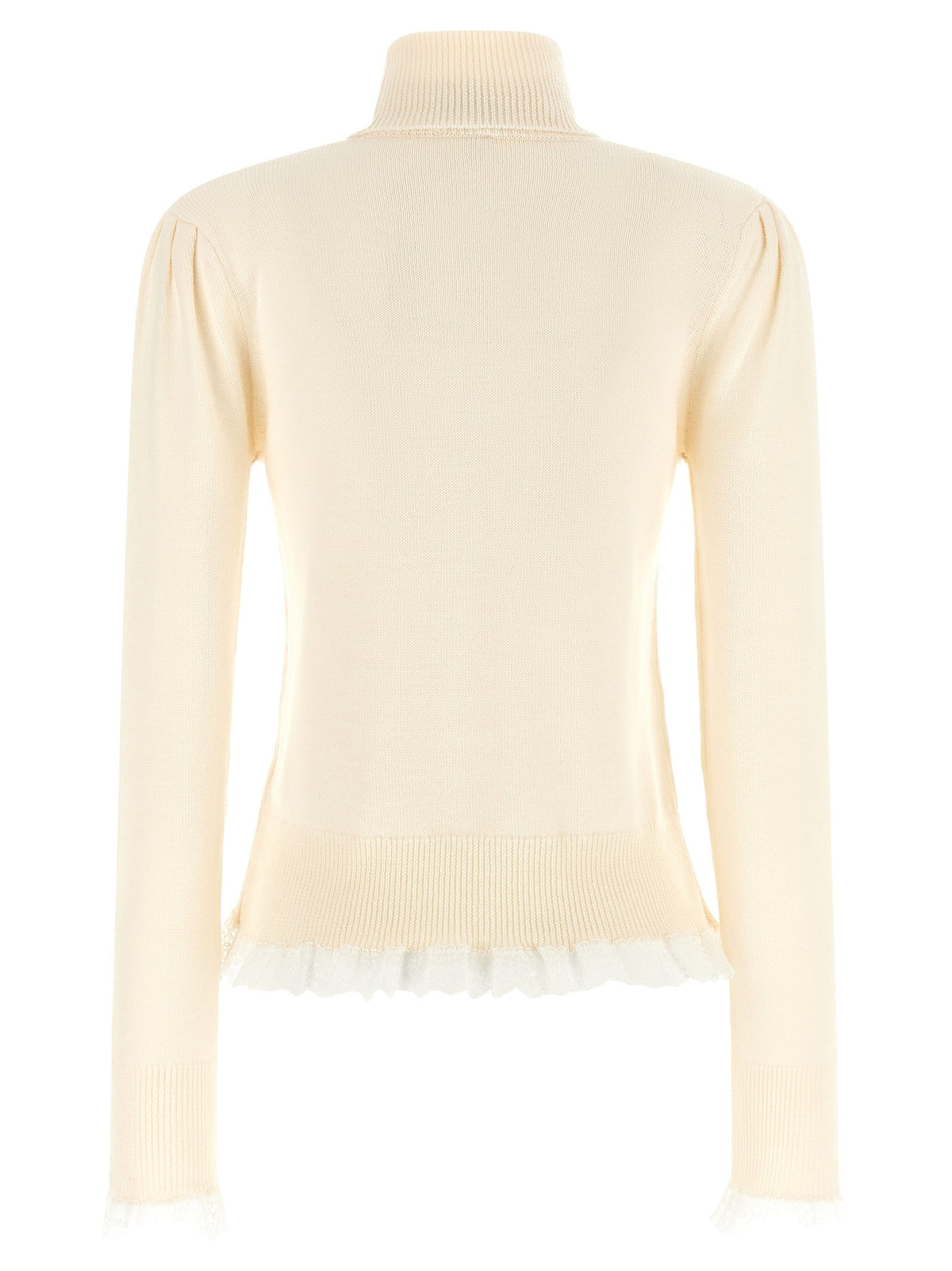 Ganni Ganni Turtleneck Sweater White, view 2