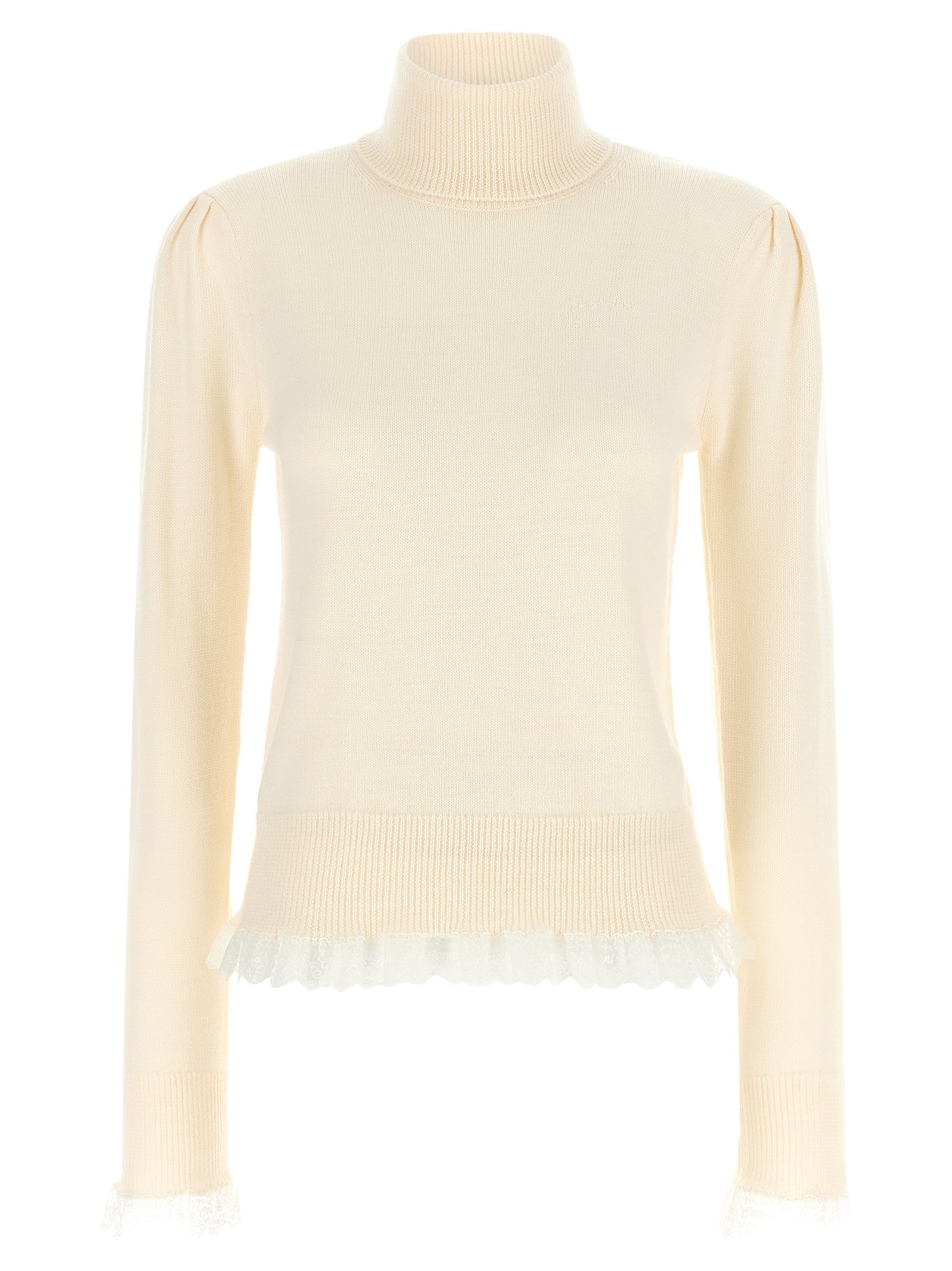 Ganni Ganni Turtleneck Sweater White