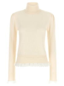 Ganni Ganni Turtleneck Sweater White