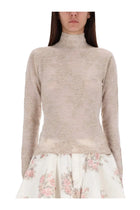Ganni Women's Alpaca Blend Sweater Beige
