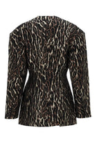 Ganni Women's Animal Print Blazer Pattern, view 2