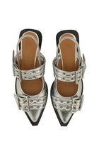 Ganni Women's Ballet Flats Silver, view 2