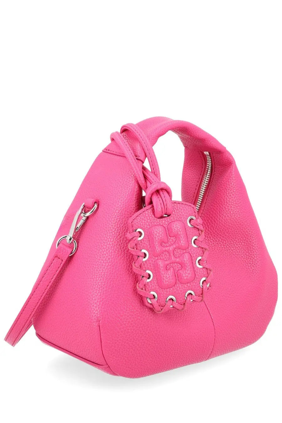 Ganni Women's Hobo Mini Bag Pink, view 2