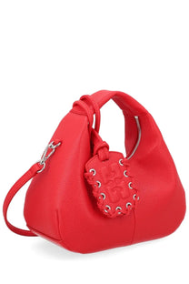 Ganni Women's Borsa Hobo Mini Red