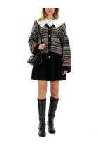 Ganni Women's Boxy Fit Cardigan Multicolor, view 2
