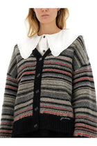 Ganni Women's Boxy Fit Cardigan Multicolor, view 4