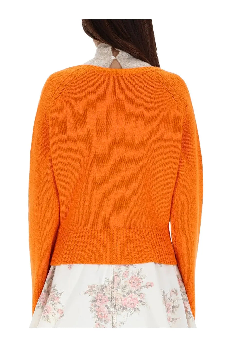 Ganni Women's Cashmere Sweater Orange, view 3