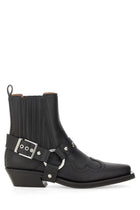 Ganni Women's Chelsea Western Fitted Boot Black