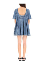 Ganni Women's Denim Dress Blue, view 3