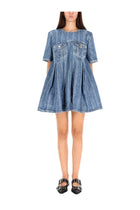 Ganni Women's Denim Dress Blue