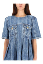 Ganni Women's Denim Dress Blue, view 4