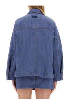 Ganni Women's Denim Jacket Blue, view 3