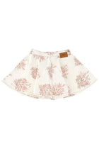 Ganni Women's Denim Miniskirt White, view 2