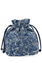 Ganni Women's Denim Tapestry Bag Blue, view 2