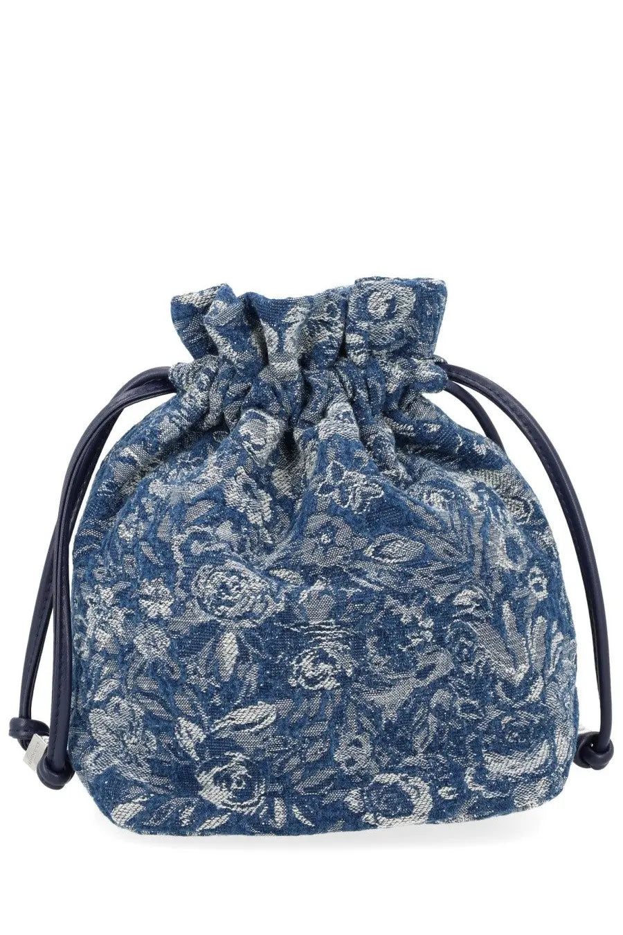 Ganni Women's Denim Tapestry Bag Blue, view 2