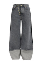 Ganni Women's Double Fly Jeans Grey