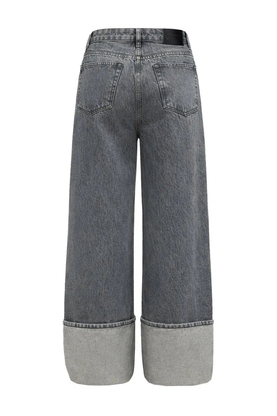 Ganni Women's Double Fly Jeans Grey, view 2