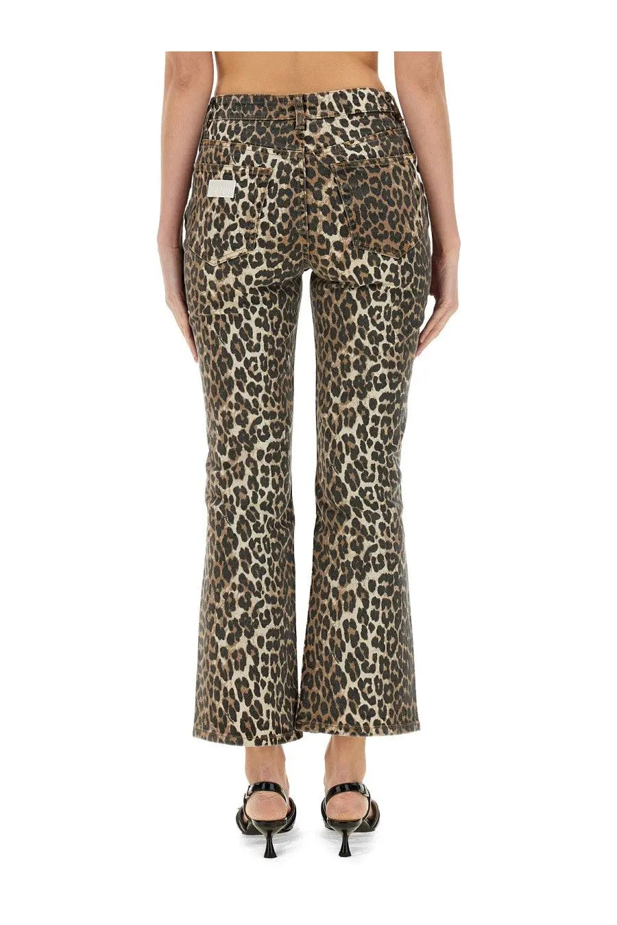 Ganni Women's Jeans Animalier Pattern, view 3