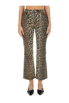 Ganni Women's Jeans Animalier Pattern