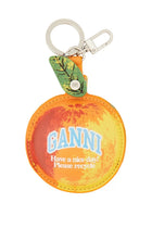 Ganni Women's Keychain Apple Orange