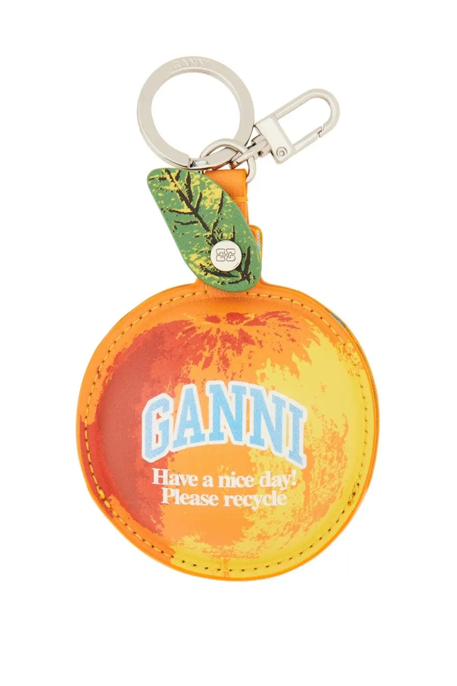 Ganni Women's Keychain Apple Orange
