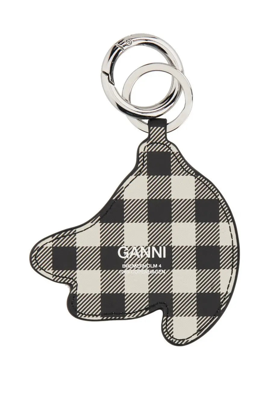 Ganni Women's Keychain Banana Black, view 2