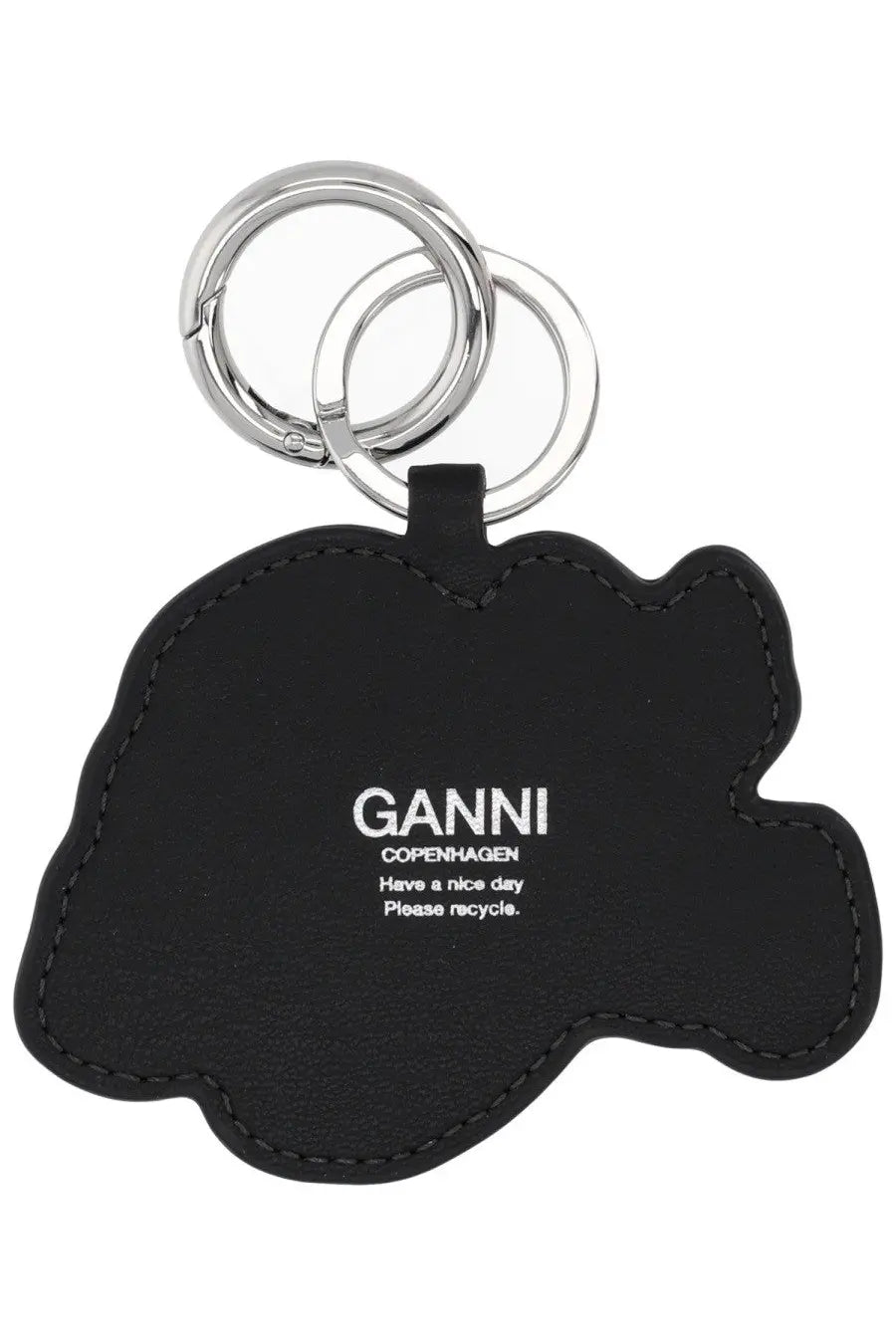 Ganni Women's Keychain Dog Blue, view 2