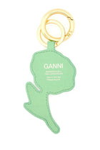 Ganni Women's Keychain Flower Green, view 2
