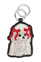 Ganni Women's Leather Keychain Black