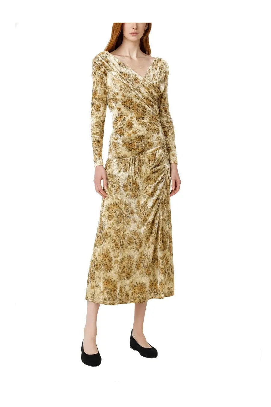 Ganni Women's Long Dress White, view 2