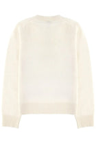 Ganni Women's Raspberry Sweater White, view 2