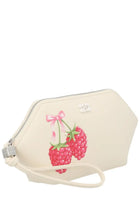 Ganni Women's Make up Bou with Print Raspberry White, view 3