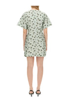 Ganni Women's Mini Dress Green, view 3