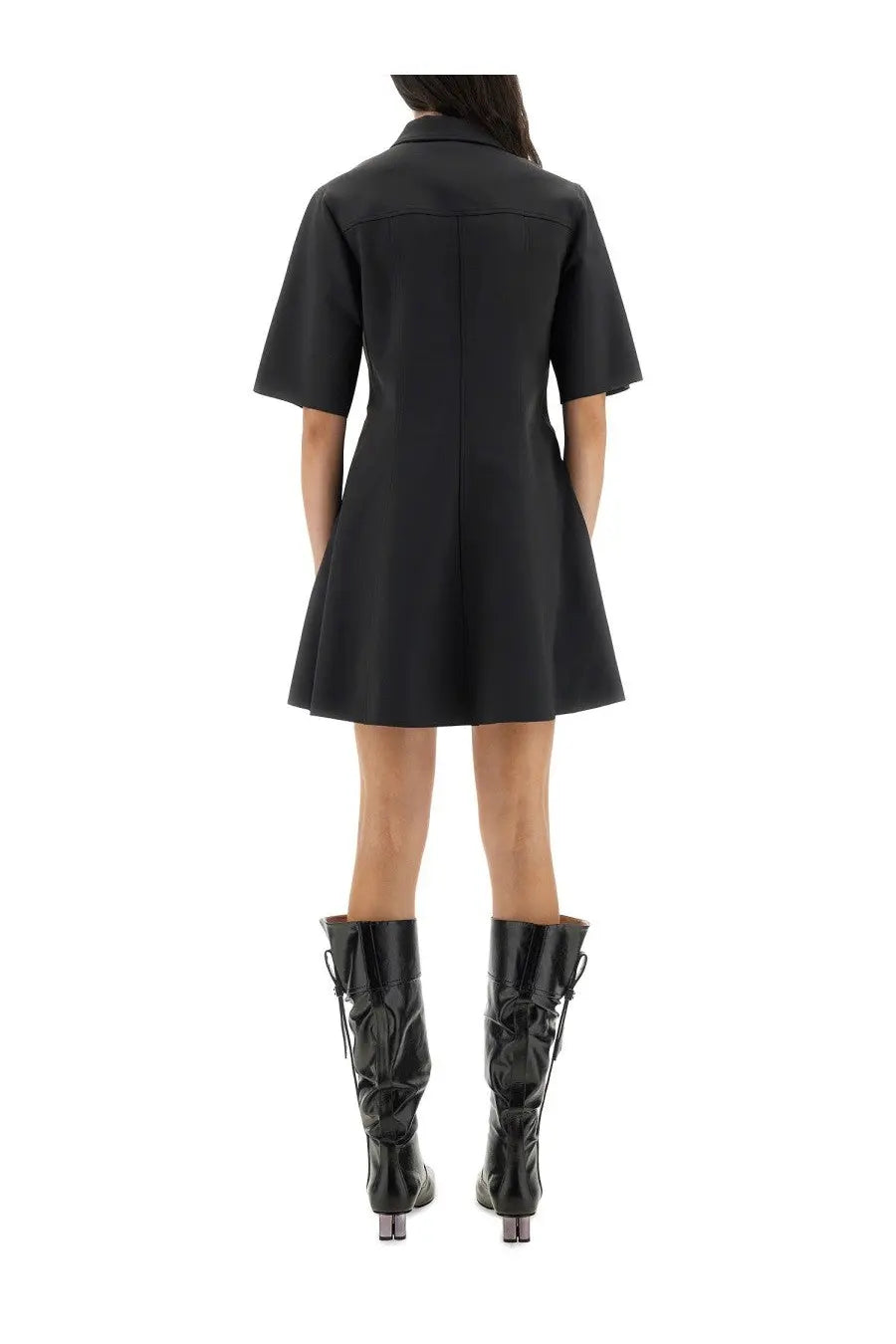 Ganni Women's Mini Dress Grey, view 3