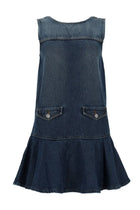Ganni Women's Miniabito in Denim Blue