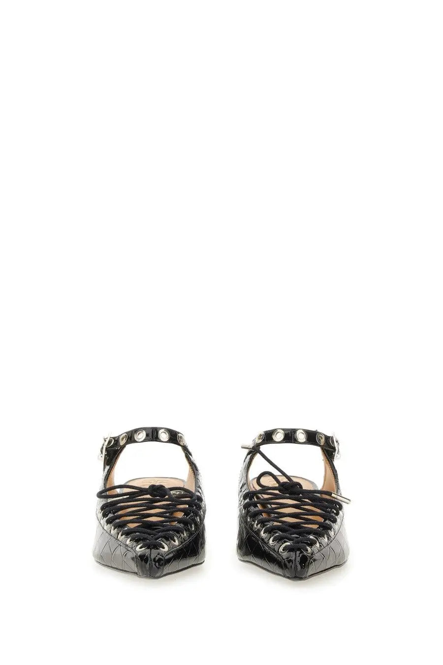 Ganni Women's Mule Lace Black, view 4