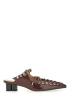 Ganni Women's Mule Lace Red