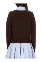 Ganni Women's Neck Sweater Brown, view 4