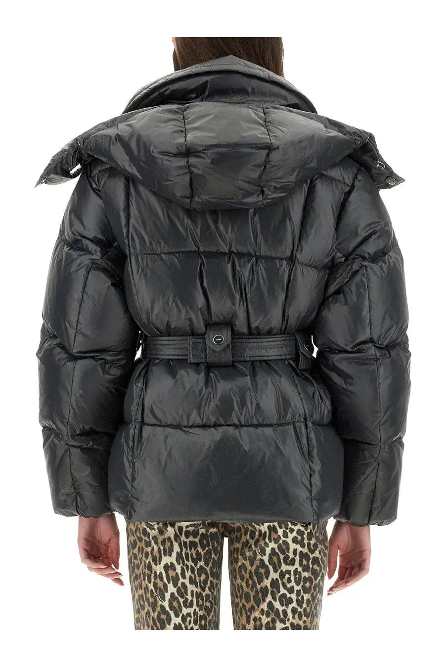 Ganni Women's Nylon Jacket Black, view 3
