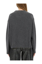 Ganni Women's Oversize Shirt Grey, view 3