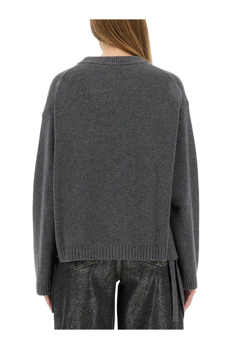 Ganni Women's Oversize Shirt Grey, view 3