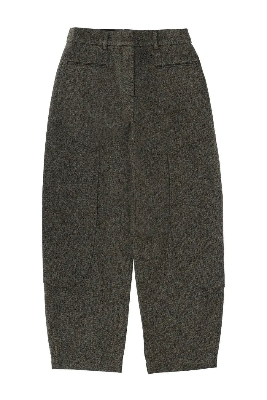 Ganni Women's Pants Mouline Green