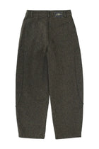 Ganni Women's Pants Mouline Green, view 2