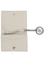 Ganni Women's Card Holder with Print Raspberry Beige, view 3