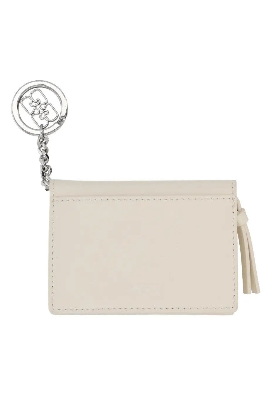 Ganni Women's Card Holder with Print Raspberry Beige, view 2