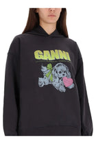 Ganni Women's Puppy Sweatshirt Grey, view 4